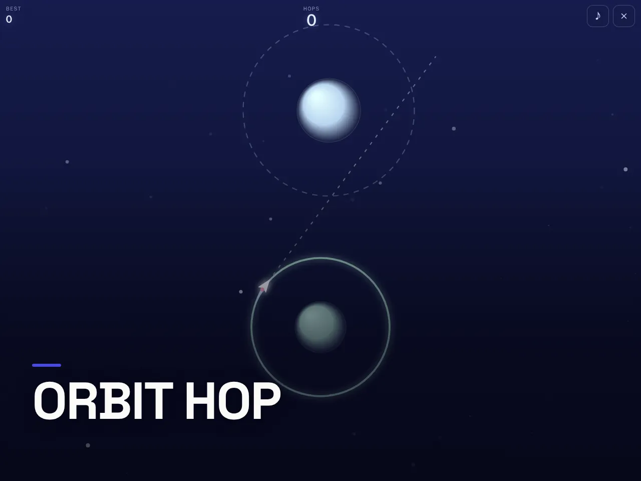 Screenshot of Orbit Hop